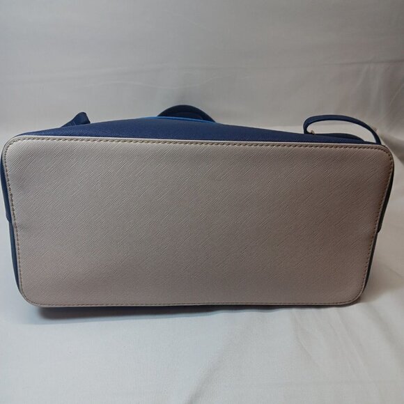 Karla Hanson Dome Shaped Grace Women's Satchel Bag Blutone - Picture 8 of 14